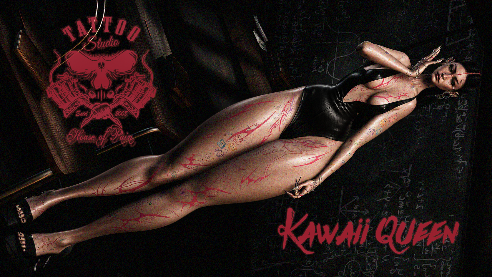Kawaii Queen tattoo