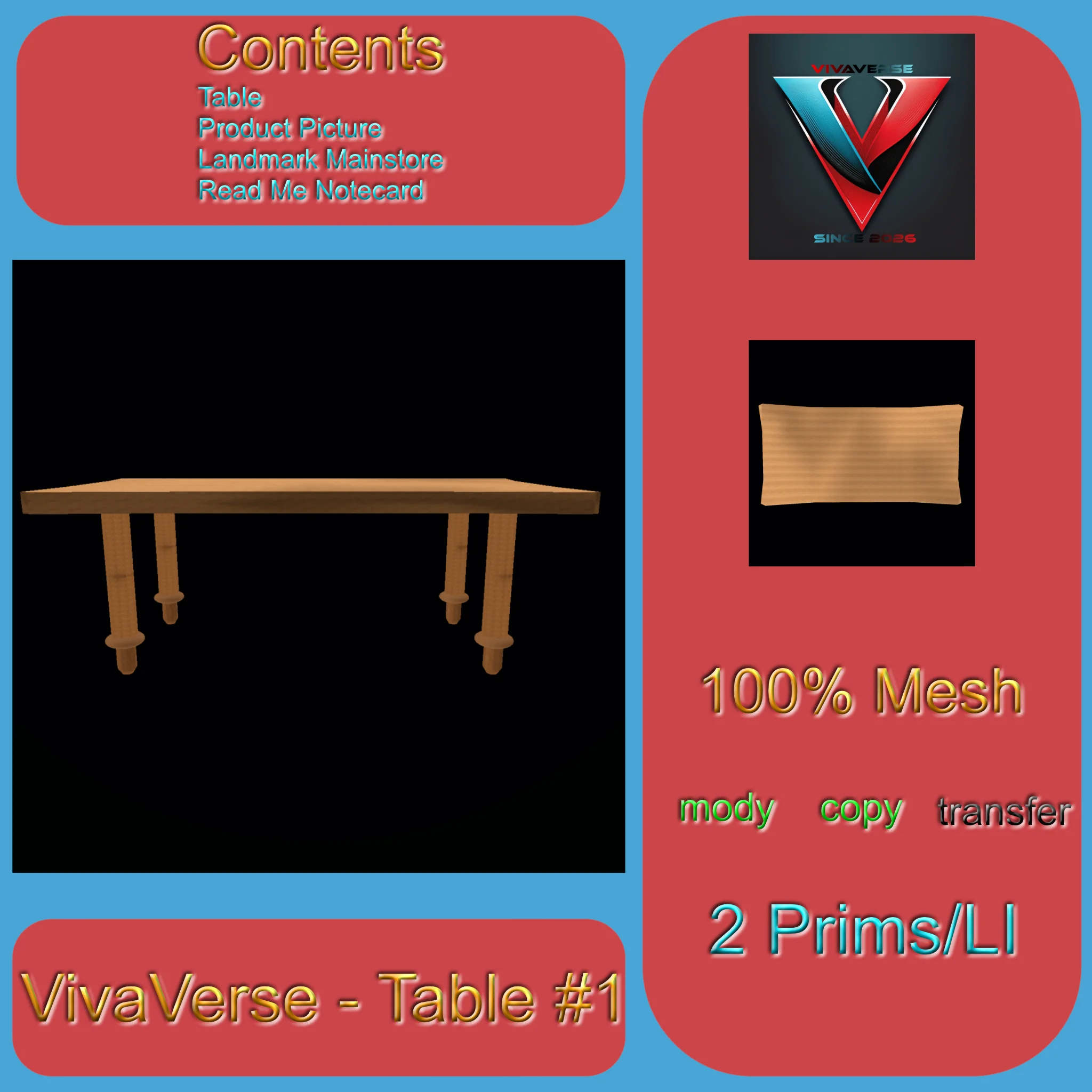 VivaVerse Hud Table 1