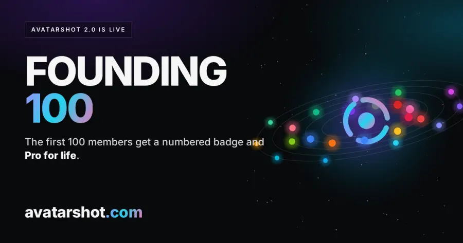 🚀 AVATARSHOT 2.0 IS LIVE

The new AvatarShot has arrived — and the first 100 members can become part of its beginning...