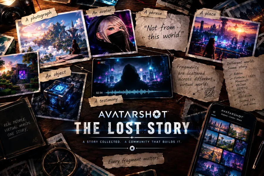 🌐 SOMETHING IS MISSING.
A photograph.
An avatar.
A place.
A message.
An object.
A testimony.

They should have...