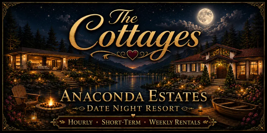 The Cottages ... Short term, romantic rentals
Hourly - 2 Days - Weekly