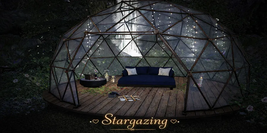 After Dancing in the Clouds...
End your magical night by cuddling up with your special someone under the stars in our e...
