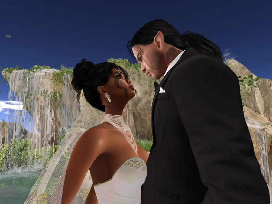 @summerstorm and Cory's wedding day.