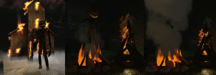 They made me into a scarecrow and left me in a field, so I took revenge by burning down their church. I was pleased with...