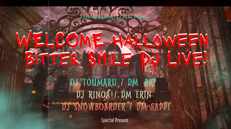 I took some photos of the DJ live set held at CLUB Bittersmile in Second Life on October 10th 👻
https://youtu.be/pZKma...