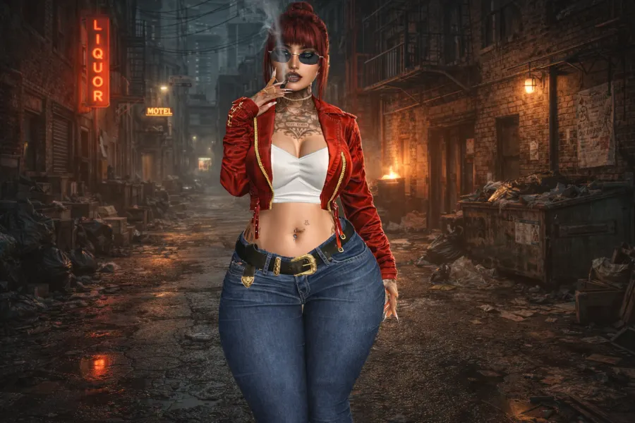 Neon lights flicker. The city never sleeps.
This is Molly - brought to life in a gritty cosplay inspired by Schedule I....