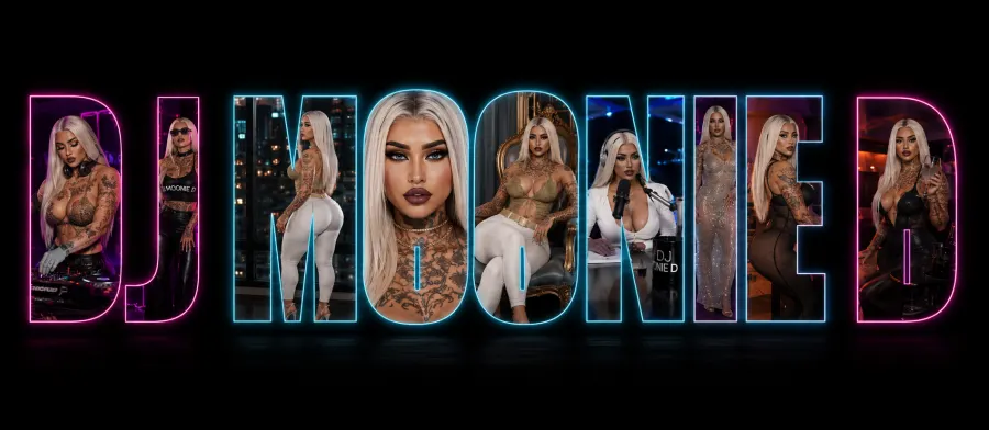 DJ Moonie D; More than a DJ—she's the brand, the energy, and the experience.