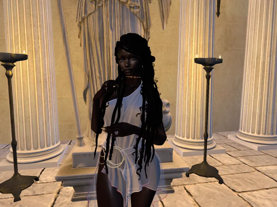 Medusa before the curse.