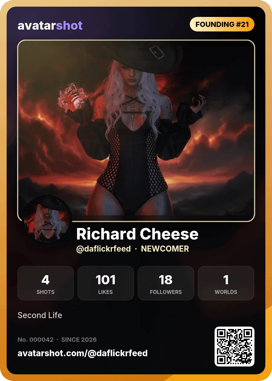 Second Life shot by Richard Cheese