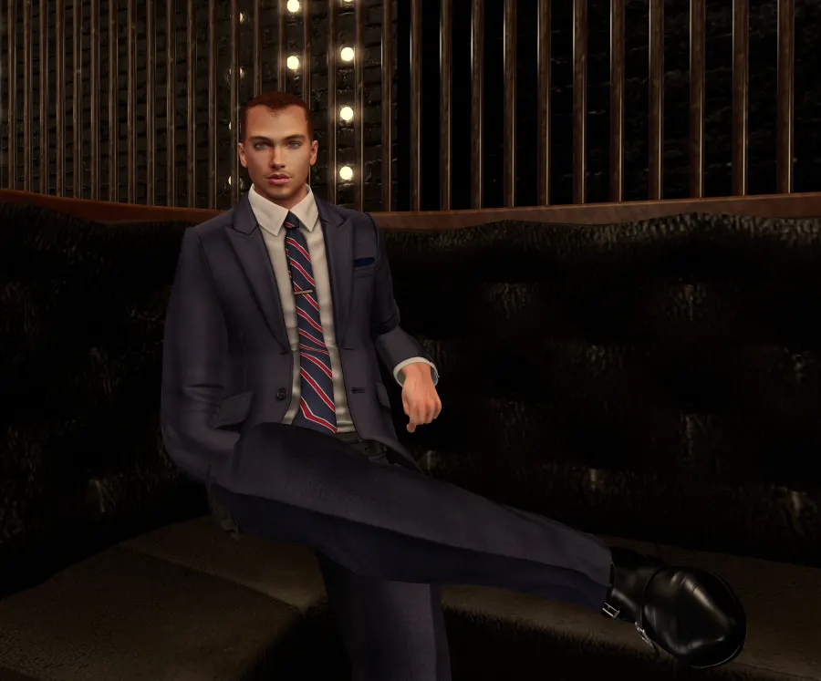 Waiting in a bar