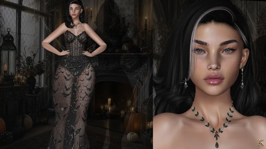 📍Skin & Shape LOXIAN https://maps.secondlife.com/.../Lunar%20Valley/103/36/3506 - Elena Tone RoseKiss - LeL EvoX Avalon...