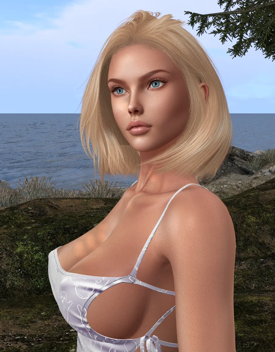 At #DeepBox club in Second Life. Wearing #Doux #Gos #Scandalize