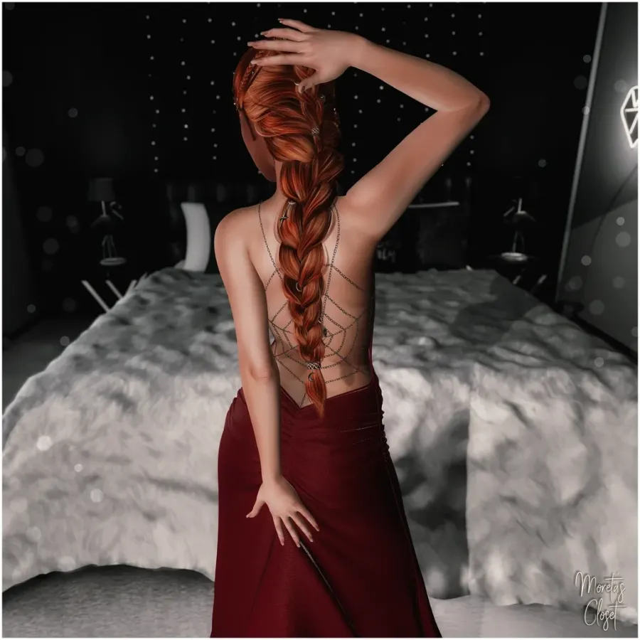 “Braided in beauty, wrapped in mystery.” 🖤✨ INFO & STYLE… - Moreta's Closet on Primfeed