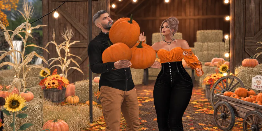 Pumpkins Carry .... he has them