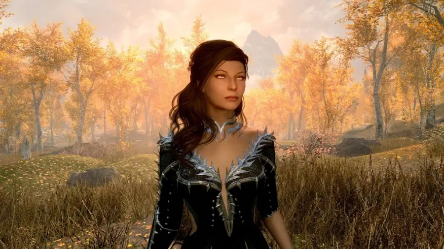 My Skyrim character Andalucia Navarro in the beautiful Rift.